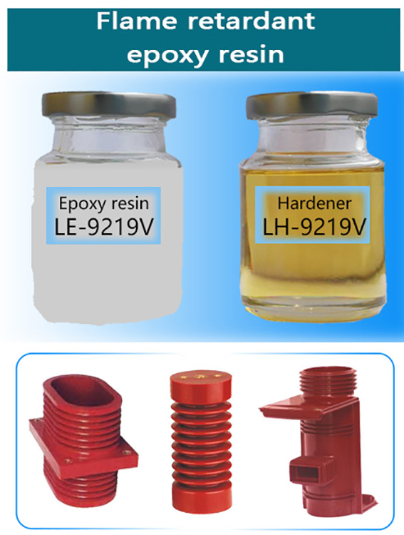 White Epoxy Resin Curing Agent with Silica for 10 to 1100KV Insulators