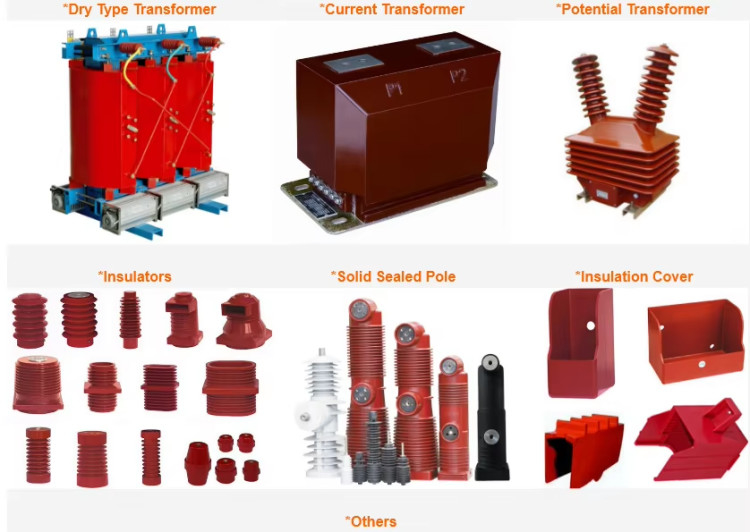 epoxy resin and curing agent for vacuum casting Indoor composite transformer